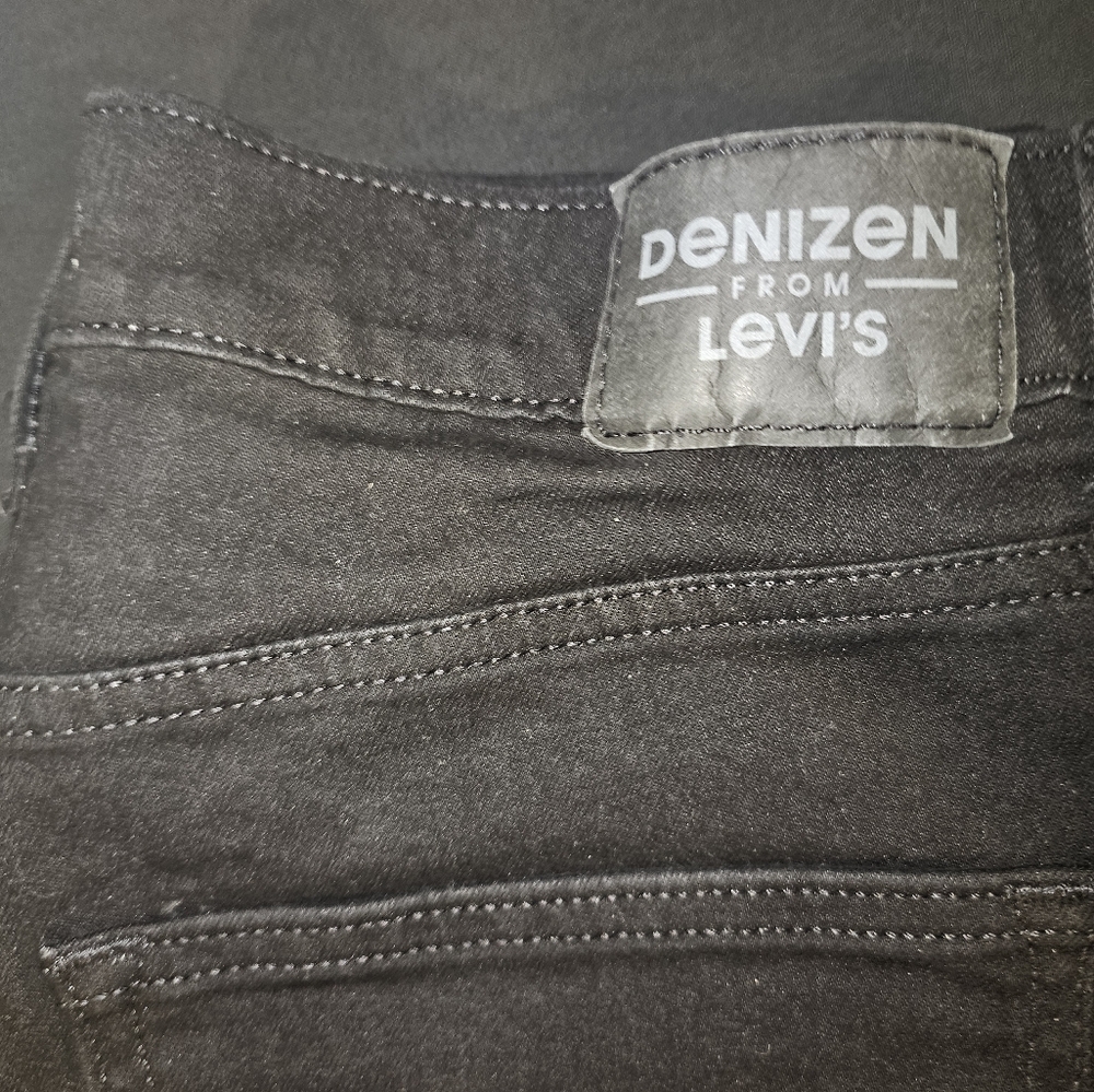 Levi's Black Denizen Jeans, 32Wx32L